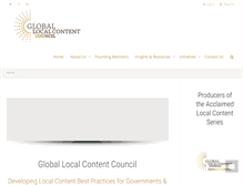 Tablet Screenshot of glccouncil.org
